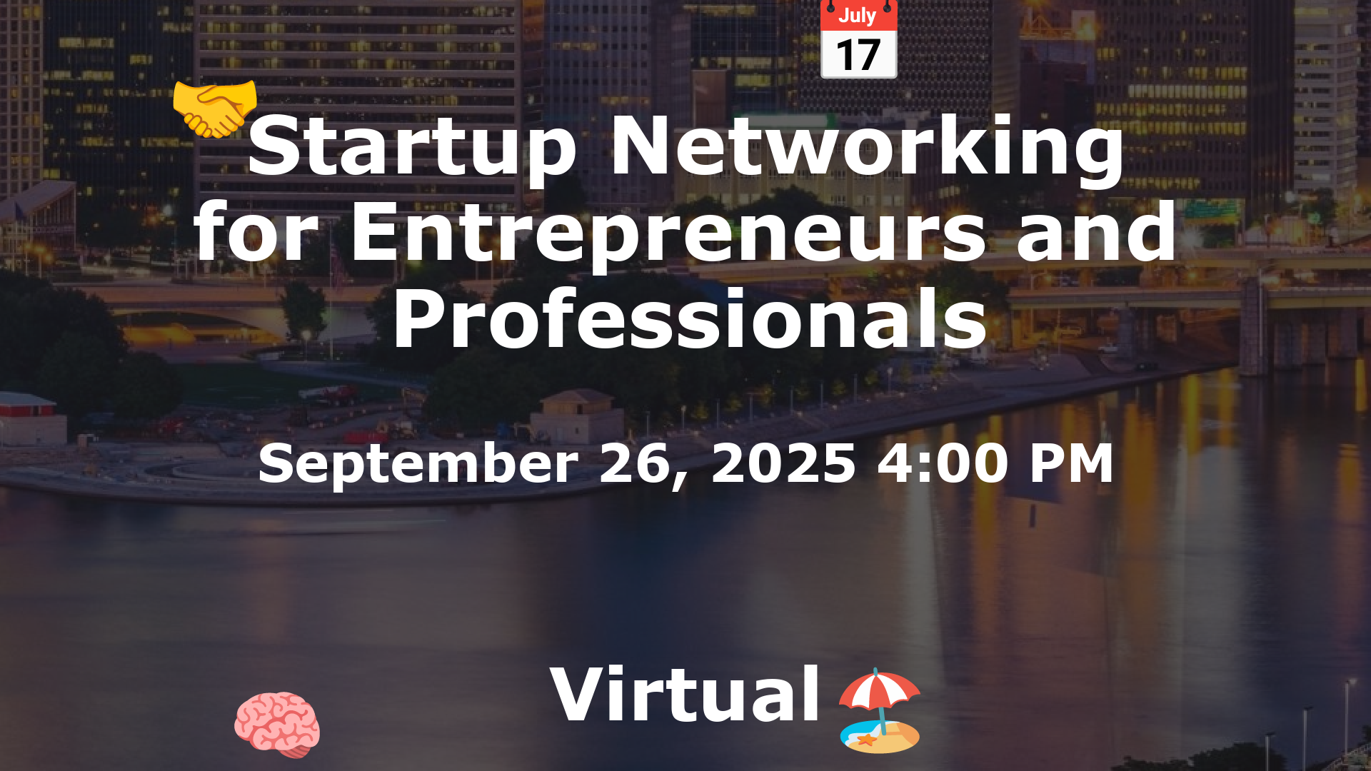 Startup Networking for Entrepreneurs and Professionals event image